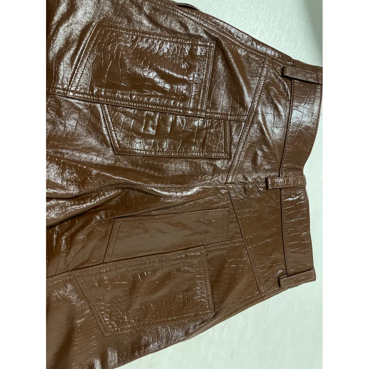 Buy Dodo Bar Or Leather shorts online