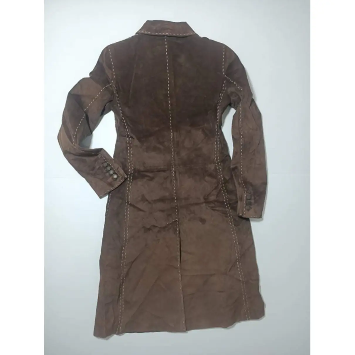 Buy Dolce & Gabbana Leather coat online - Vintage