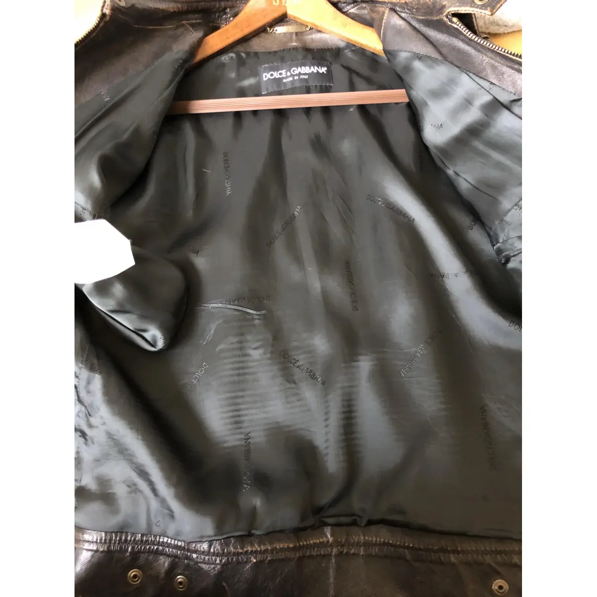 Leather vest Dolce & Gabbana