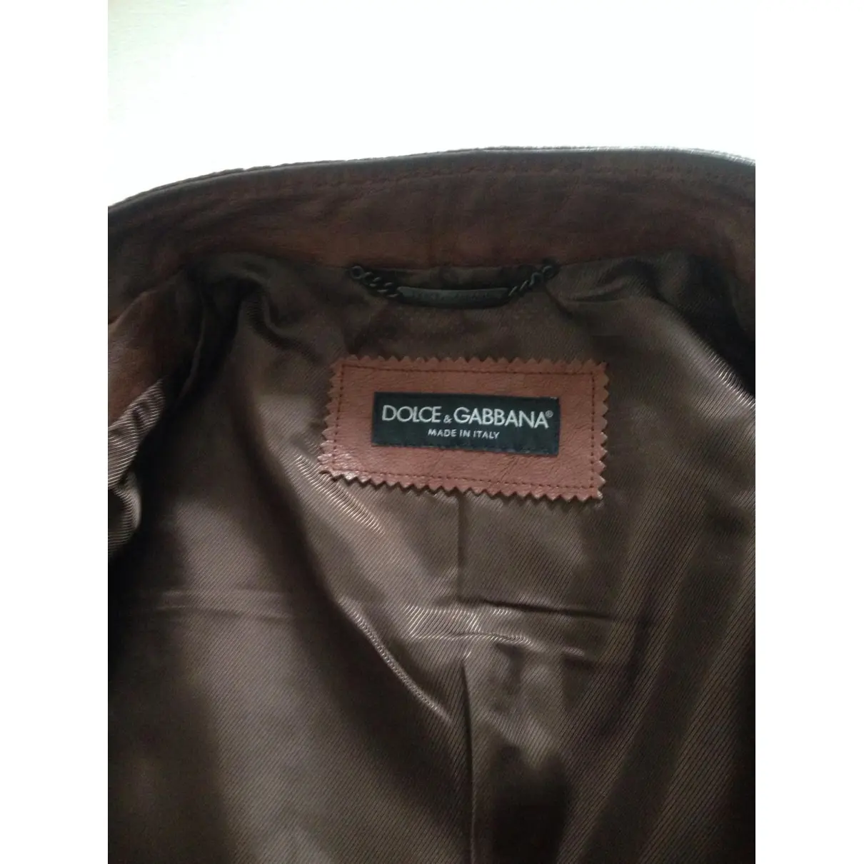 Buy Dolce & Gabbana Leather jacket online