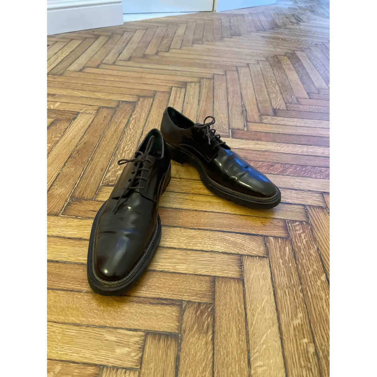 Buy Dolce & Gabbana Leather lace ups online