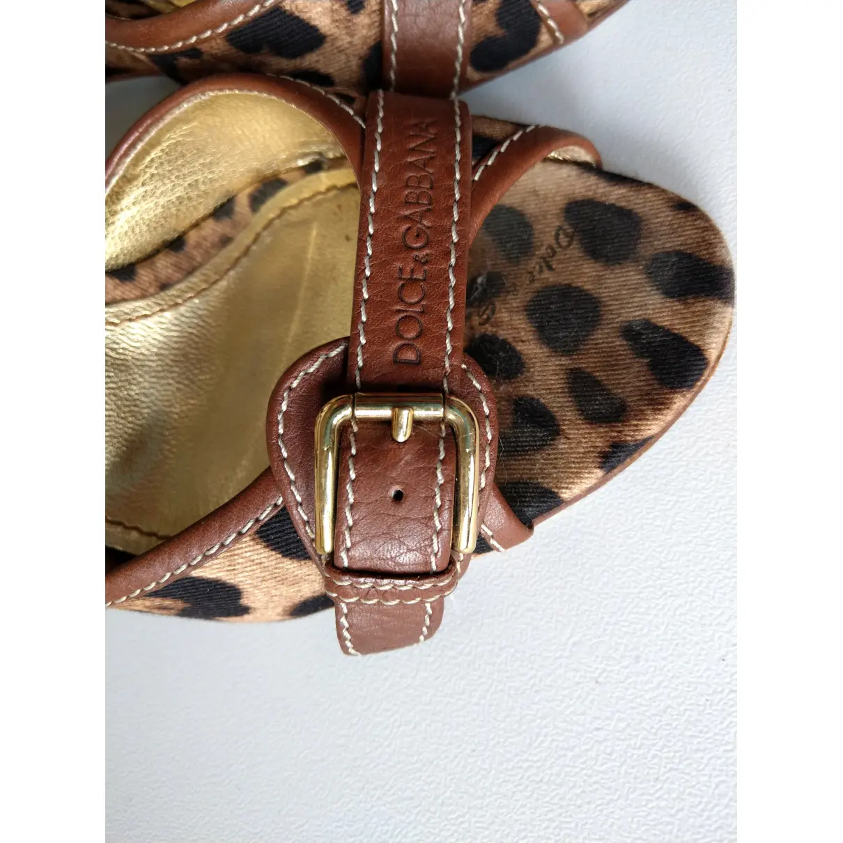Leather sandal Dolce & Gabbana