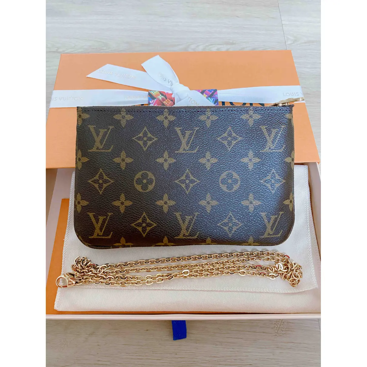 Buy Louis Vuitton Double zip leather bag online