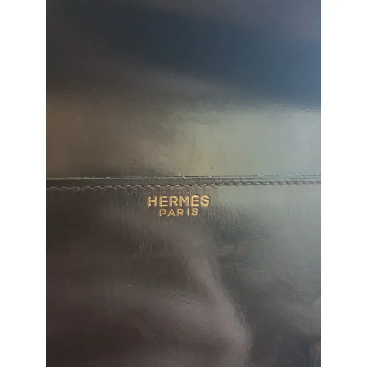 Drag leather handbag Hermès - Vintage