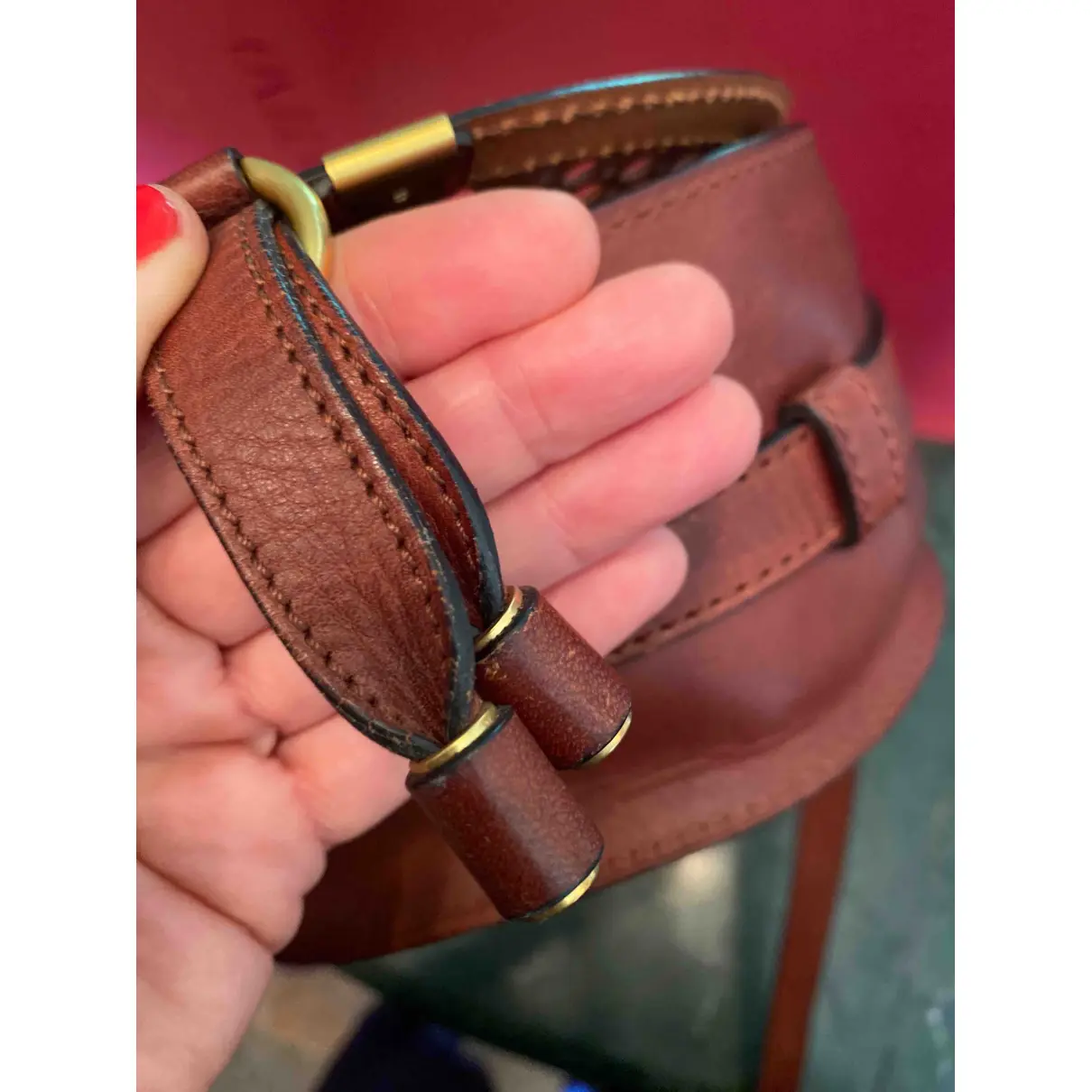 Drew leather handbag Chloé