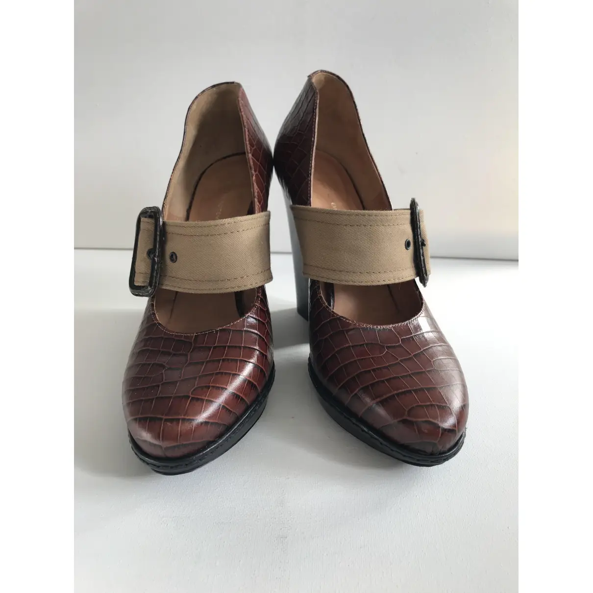 Buy Dries Van Noten Leather heels online