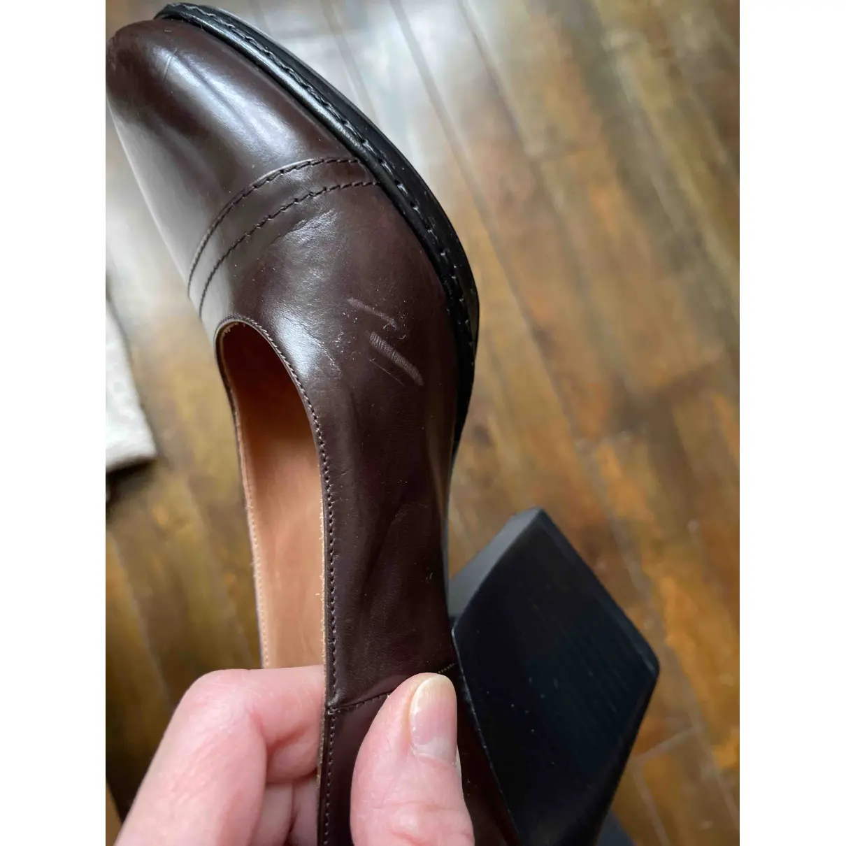 Leather heels Dries Van Noten