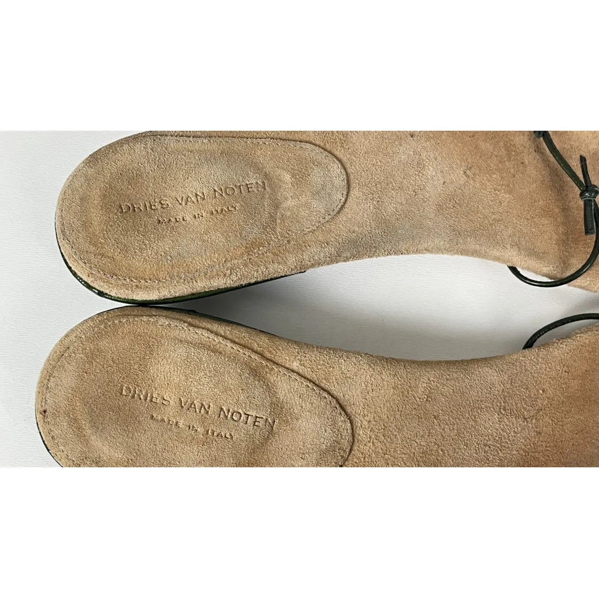 Leather sandals Dries Van Noten