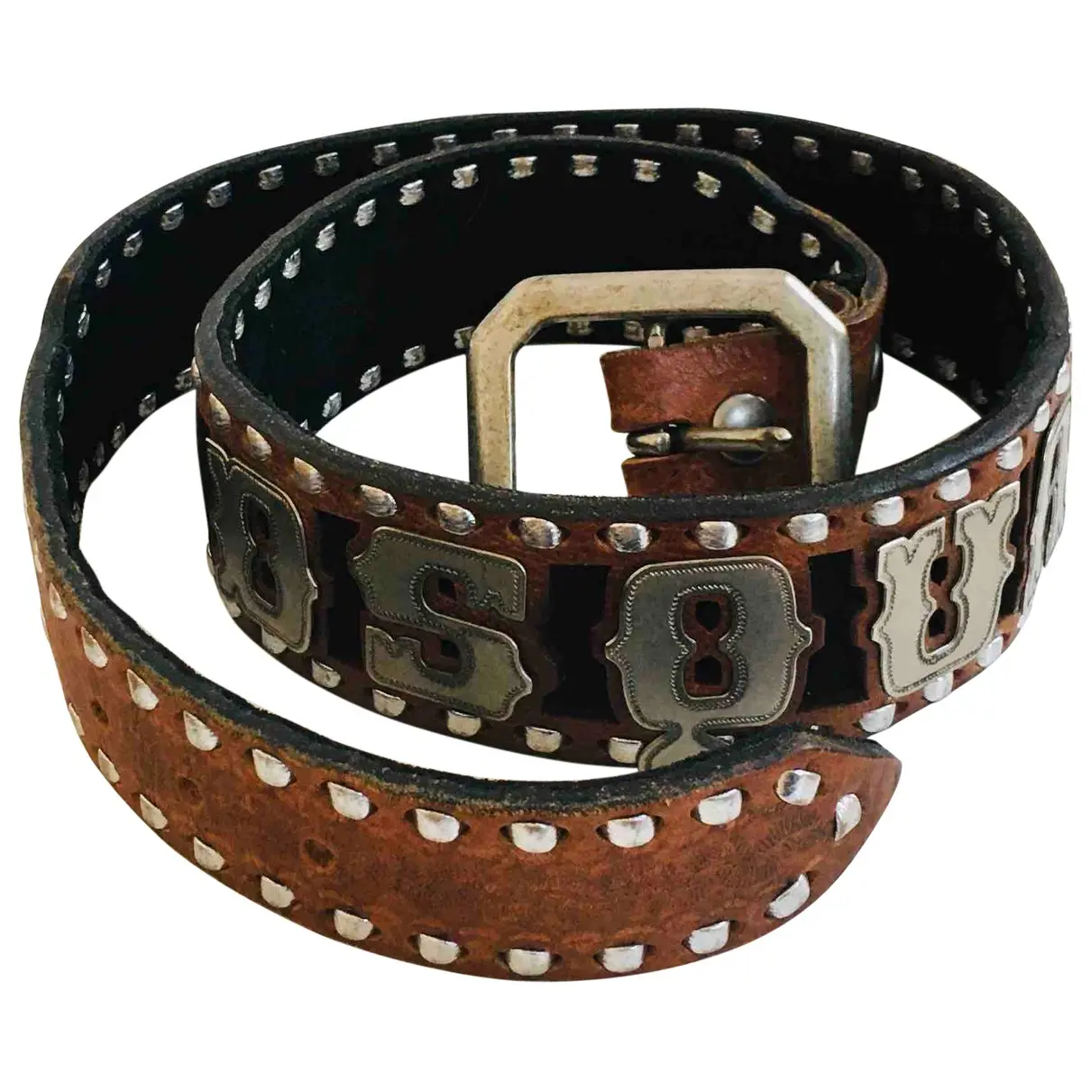 Leather belt Dsquared2