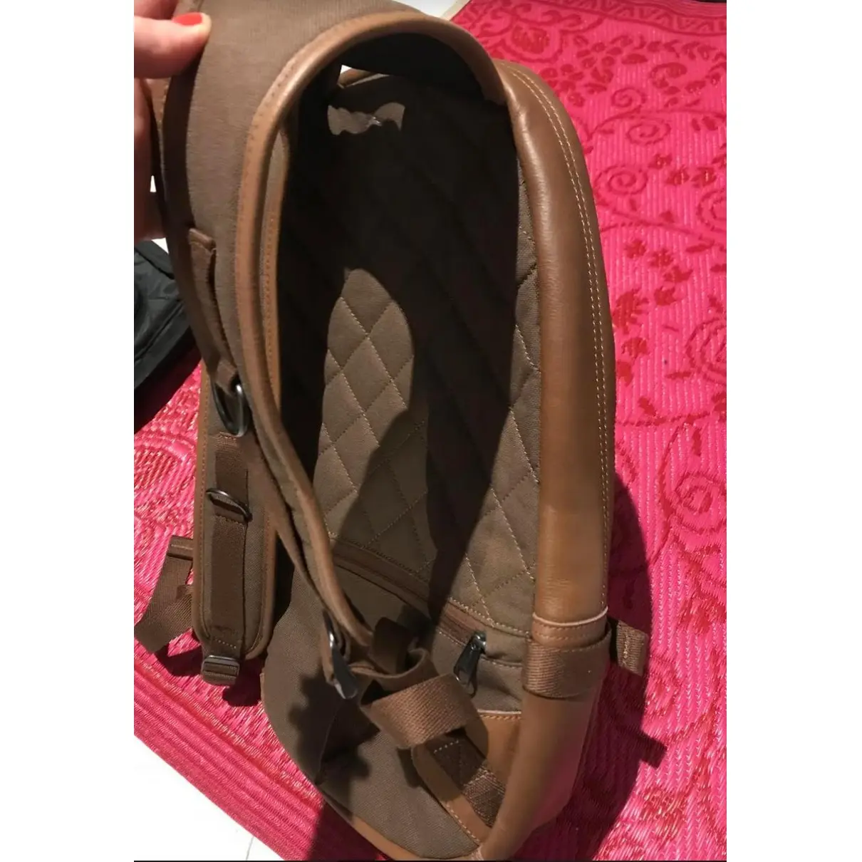 Eastpak Leather backpack for sale