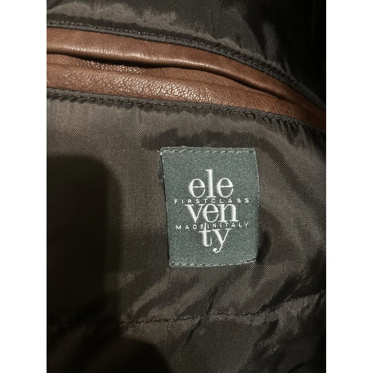 Leather jacket eleventy