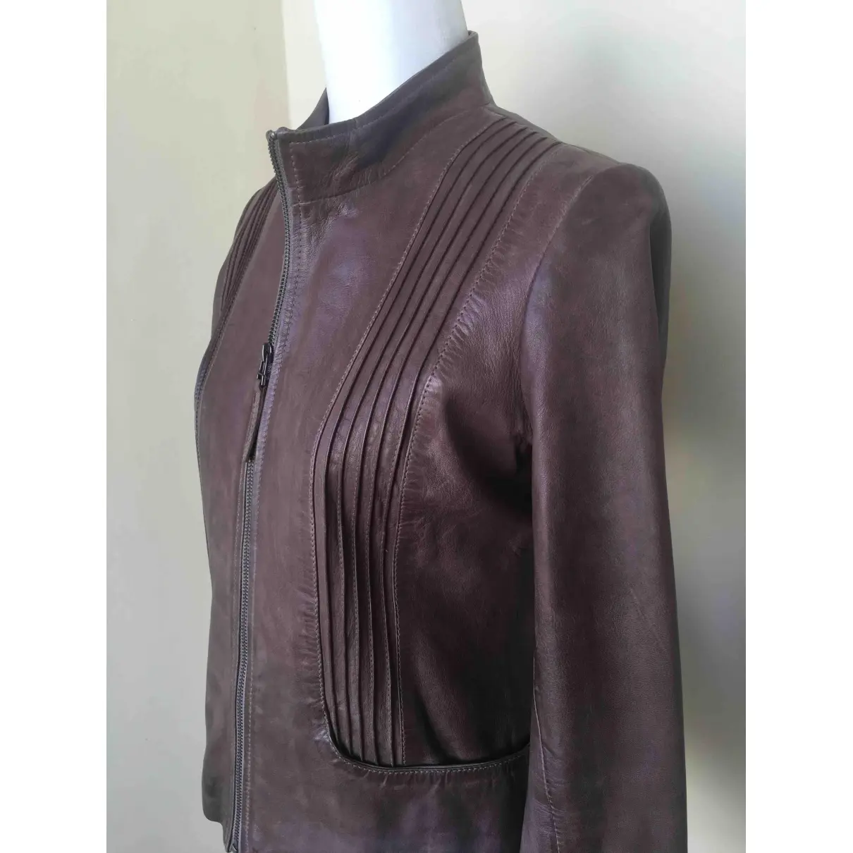 Leather jacket Elie Tahari