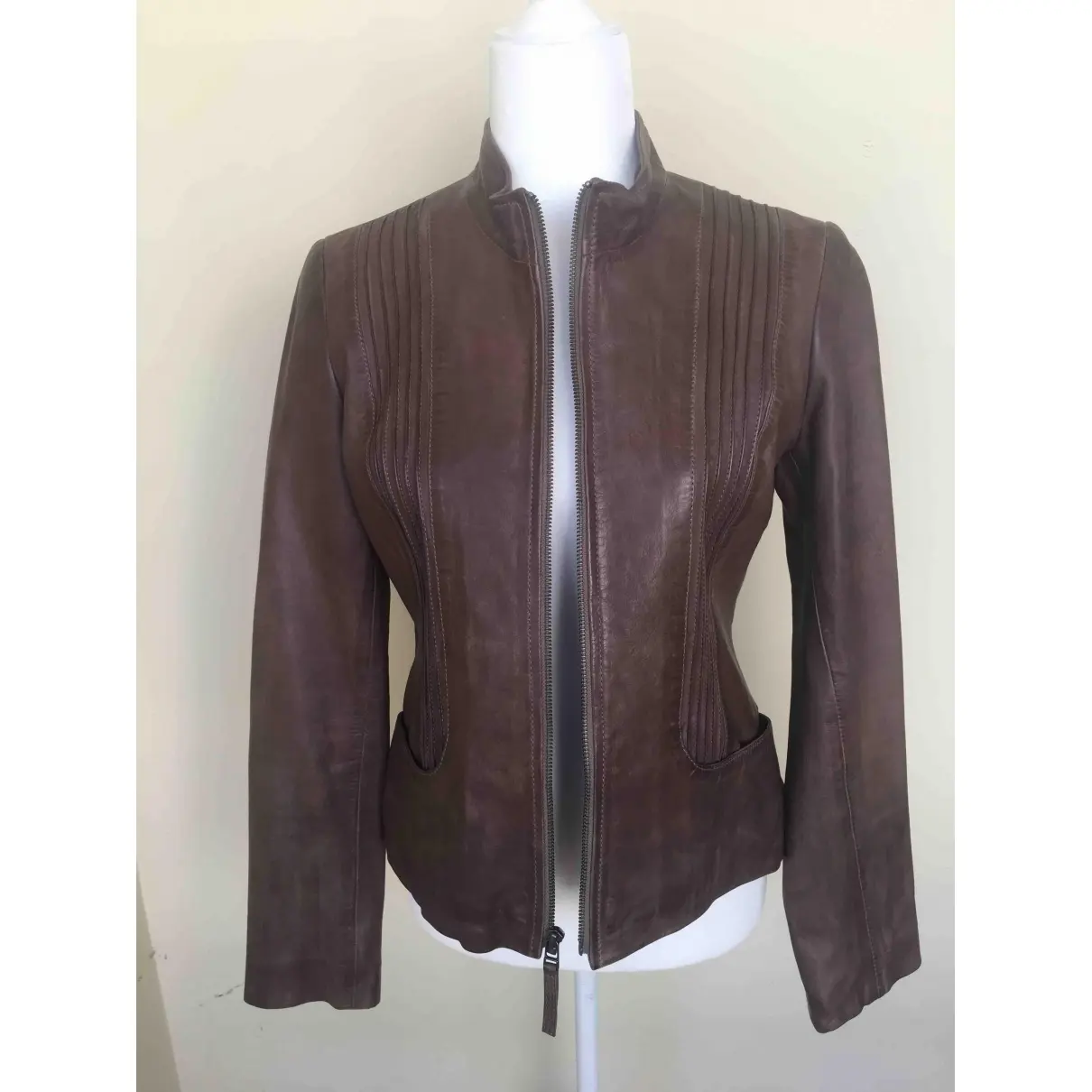 Leather jacket Elie Tahari