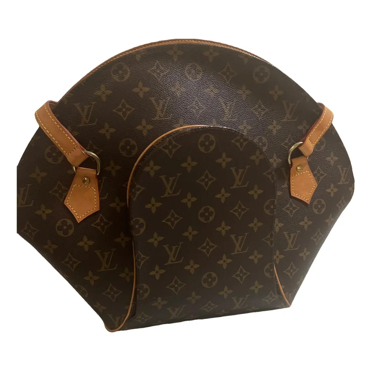 Ellipse leather handbag