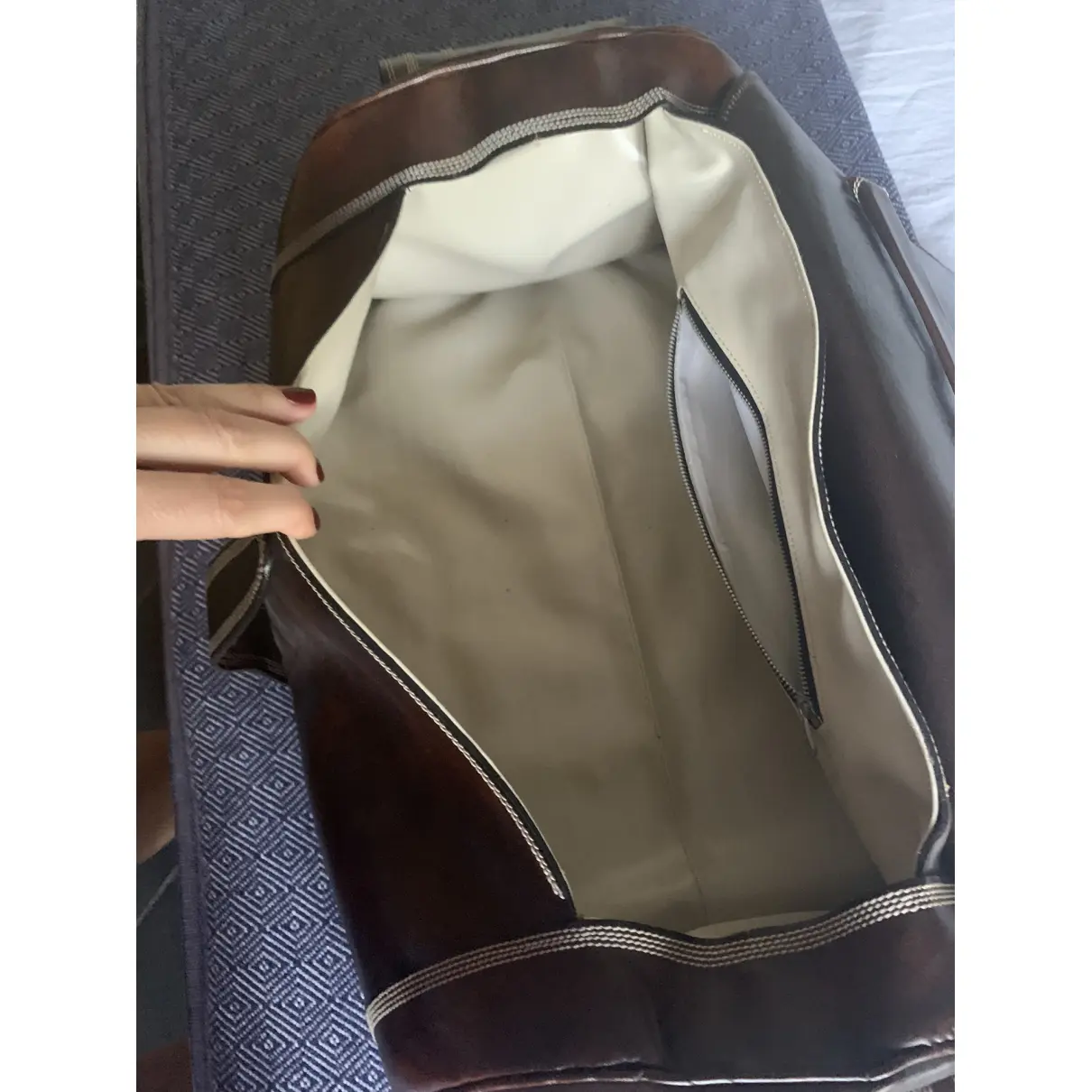 Leather travel bag Emilio Pucci - Vintage