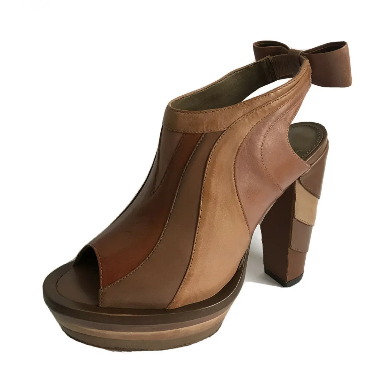 Leather heels Emma Cook