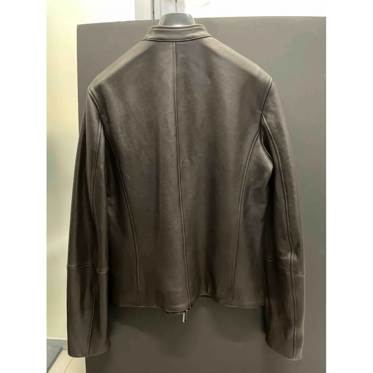 Buy Emporio Armani Leather jacket online