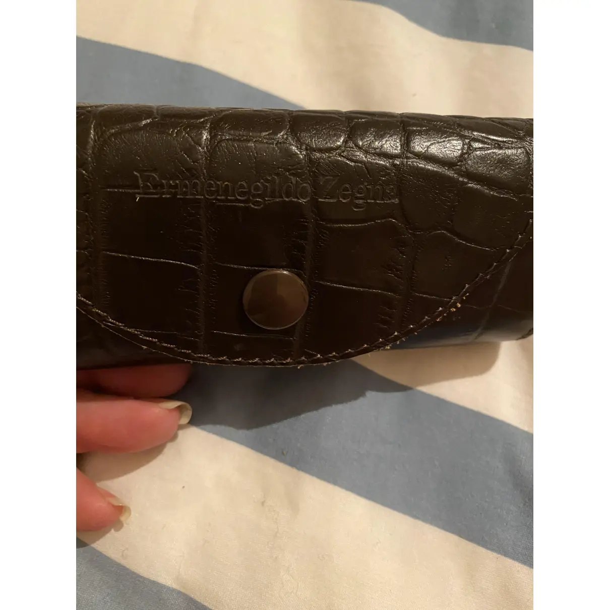 Buy Ermenegildo Zegna Leather small bag online