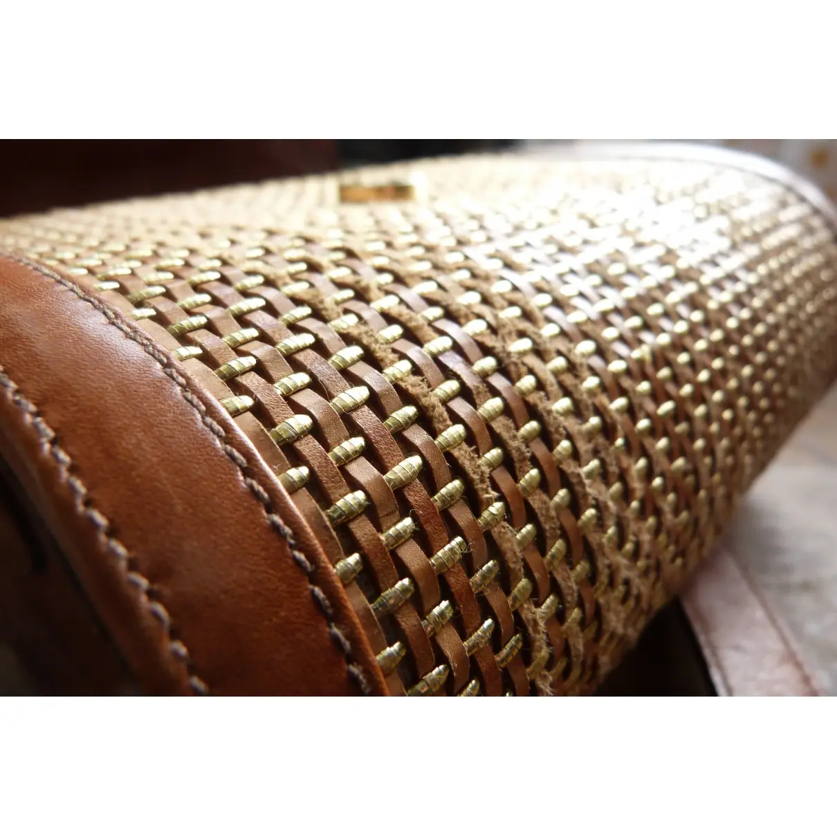 Leather handbag Escada - Vintage