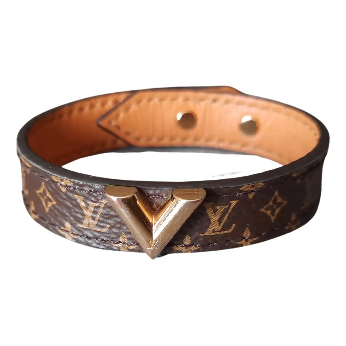 Essential V leather bracelet Louis Vuitton
