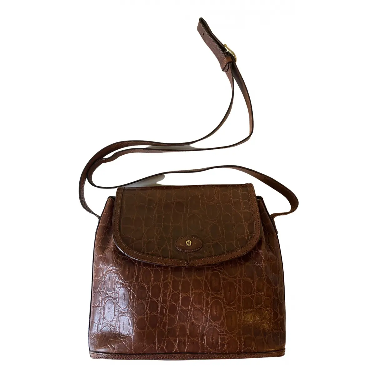 Leather handbag Etienne Aigner