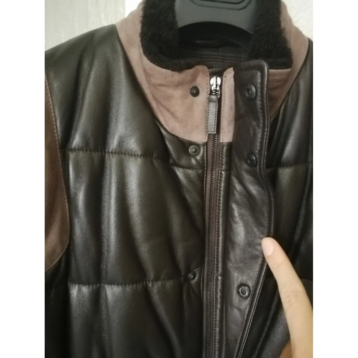 Leather jacket Etro
