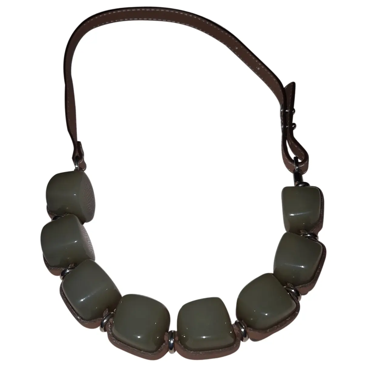 Leather necklace Fabiana Filippi