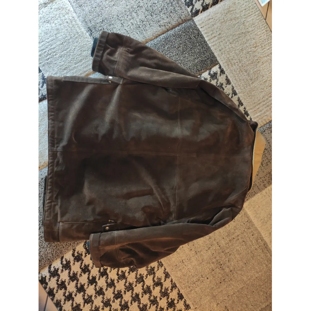 Leather coat Fay