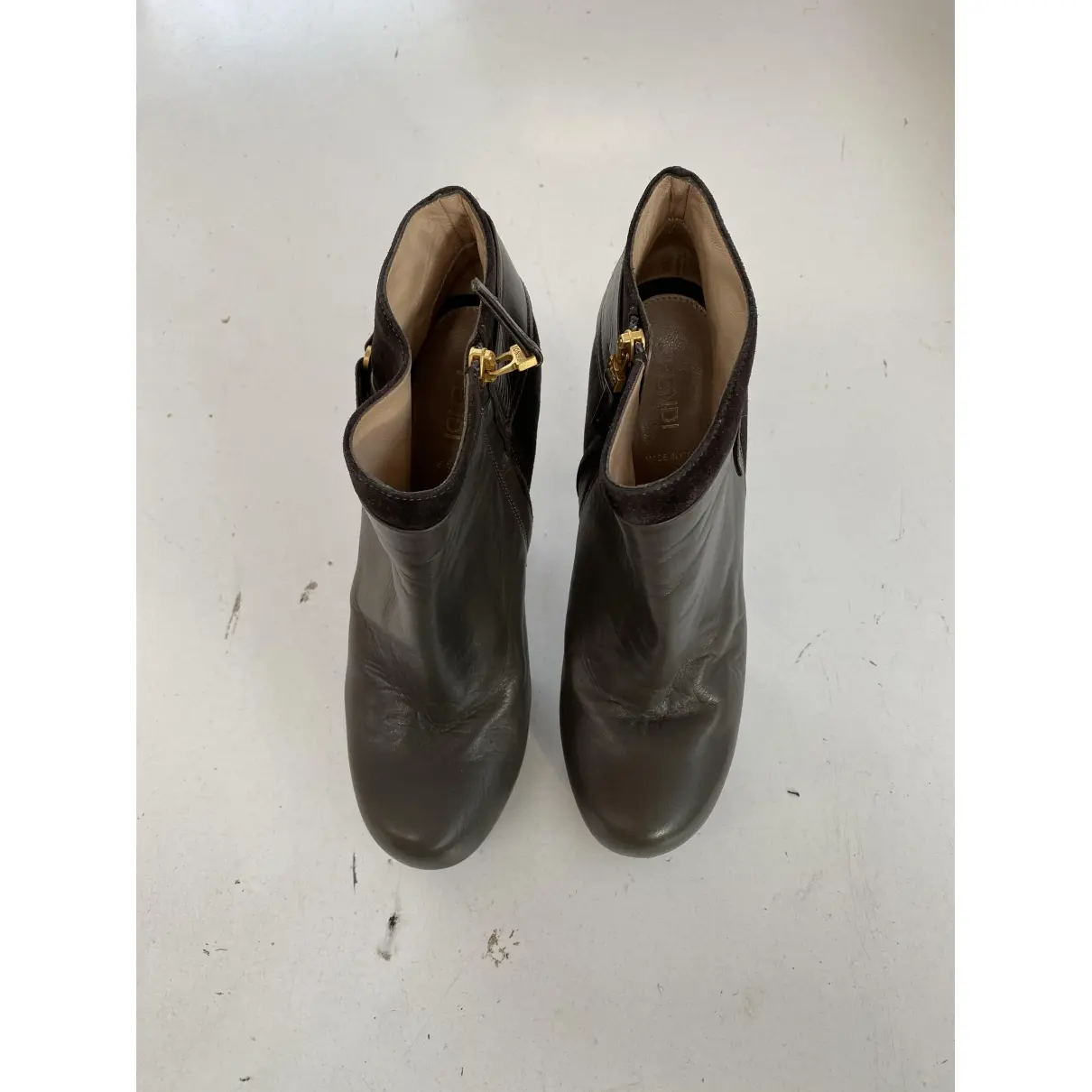 Fendi Leather ankle boots for sale