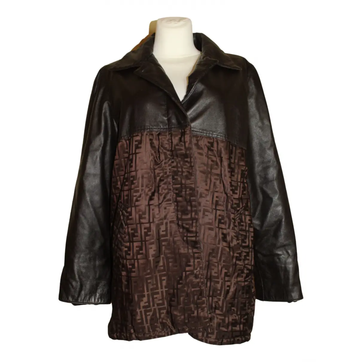 Leather jacket Fendi - Vintage