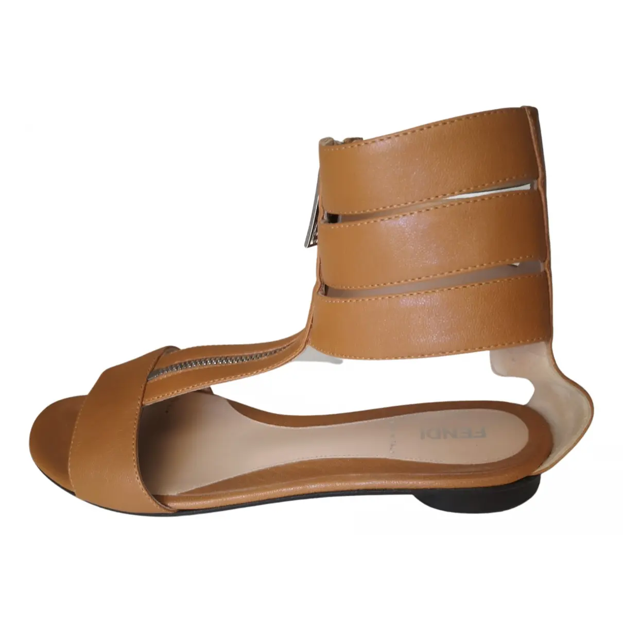 Leather sandal Fendi
