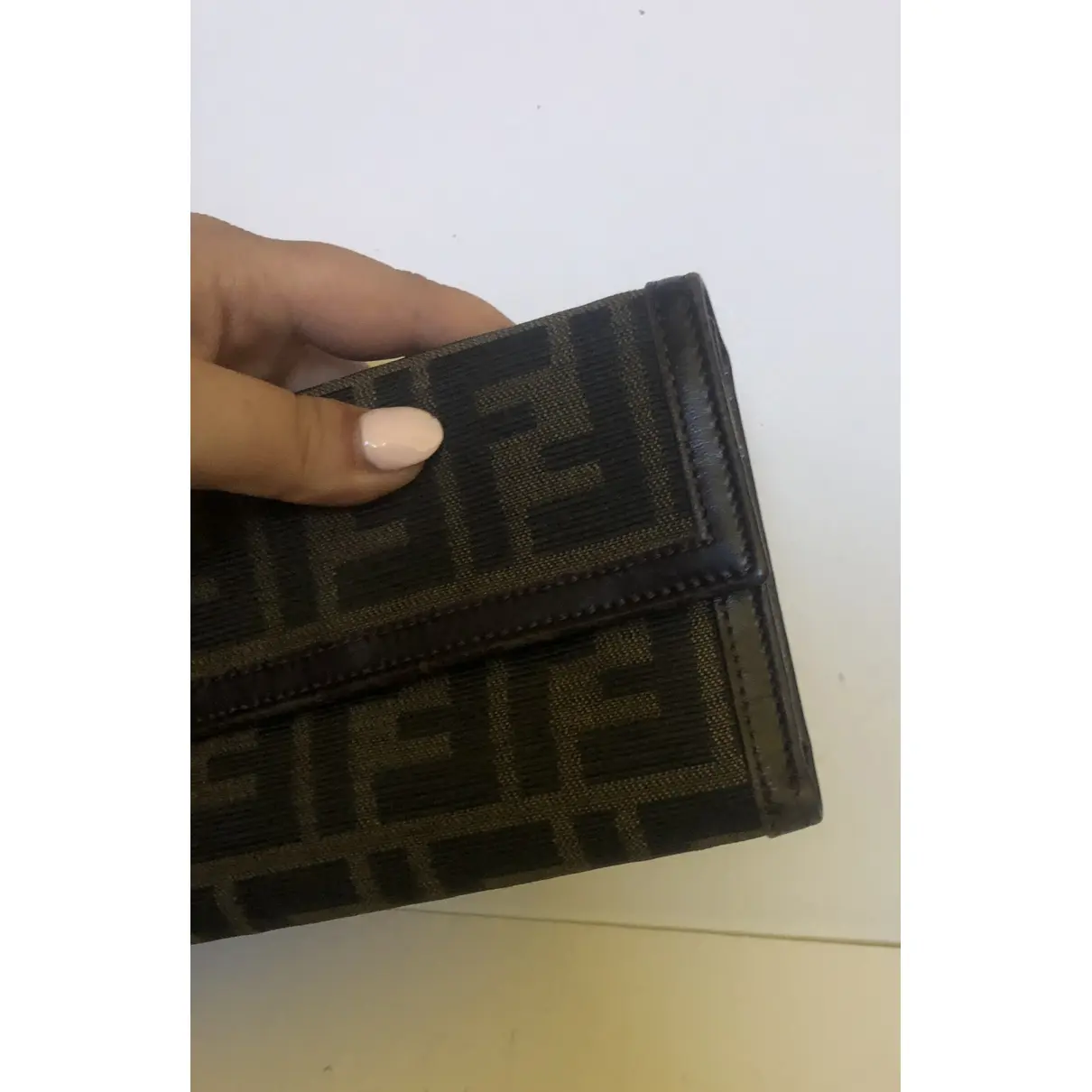 Leather wallet Fendi - Vintage