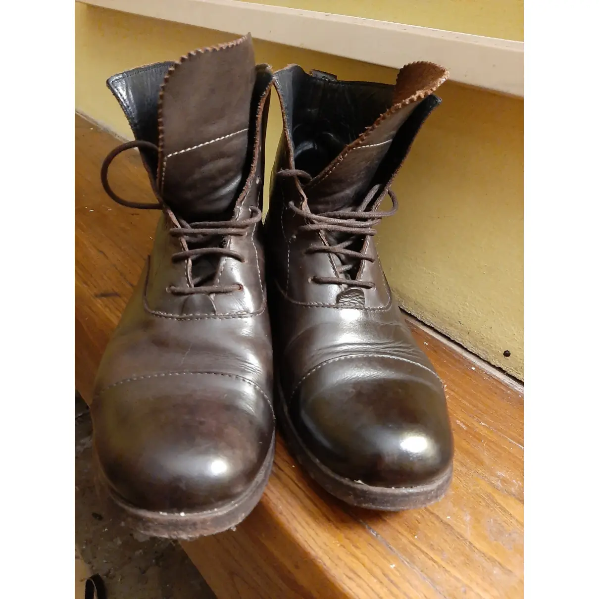 Leather lace up boots Fiorentini+Baker