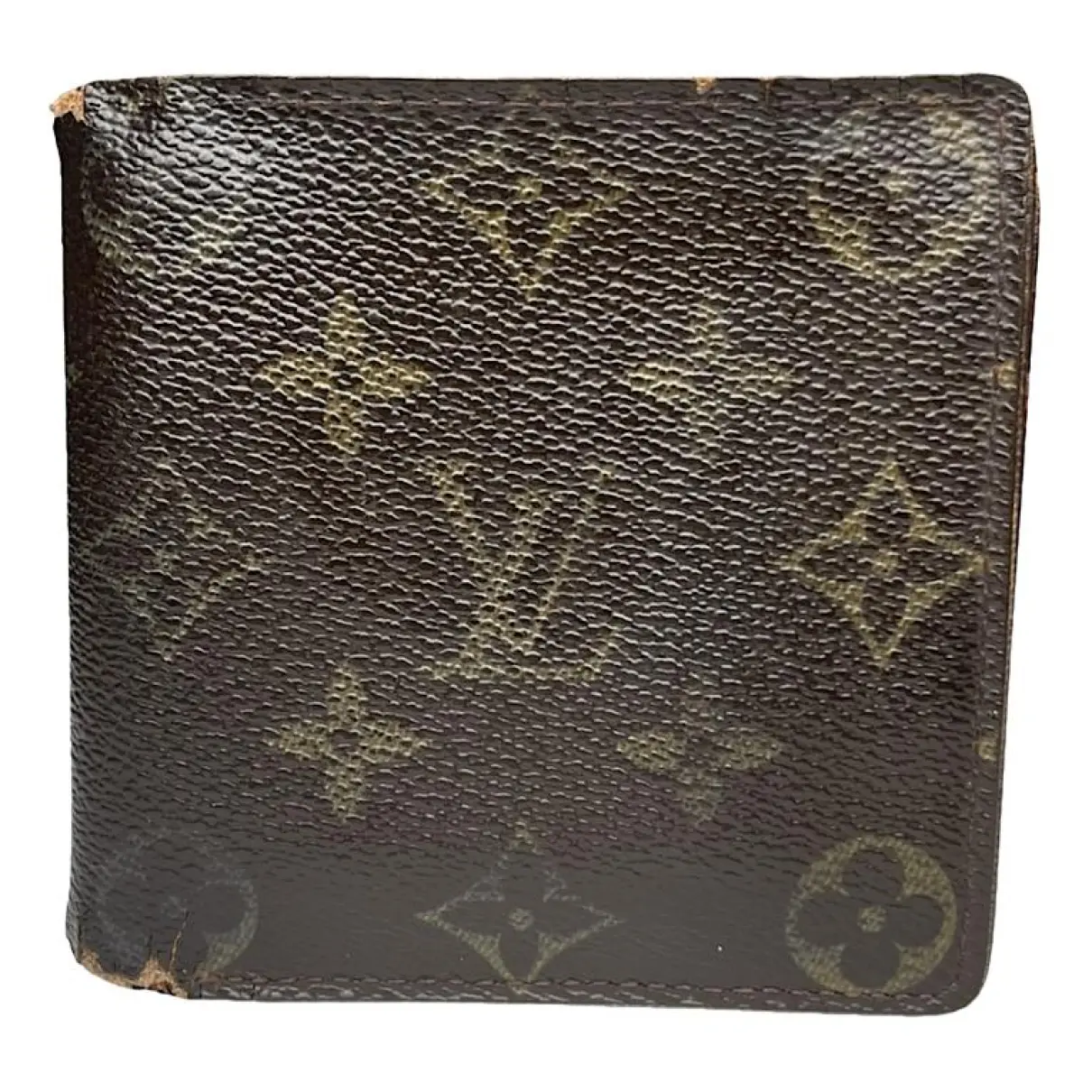 Flore leather card wallet Louis Vuitton - Vintage