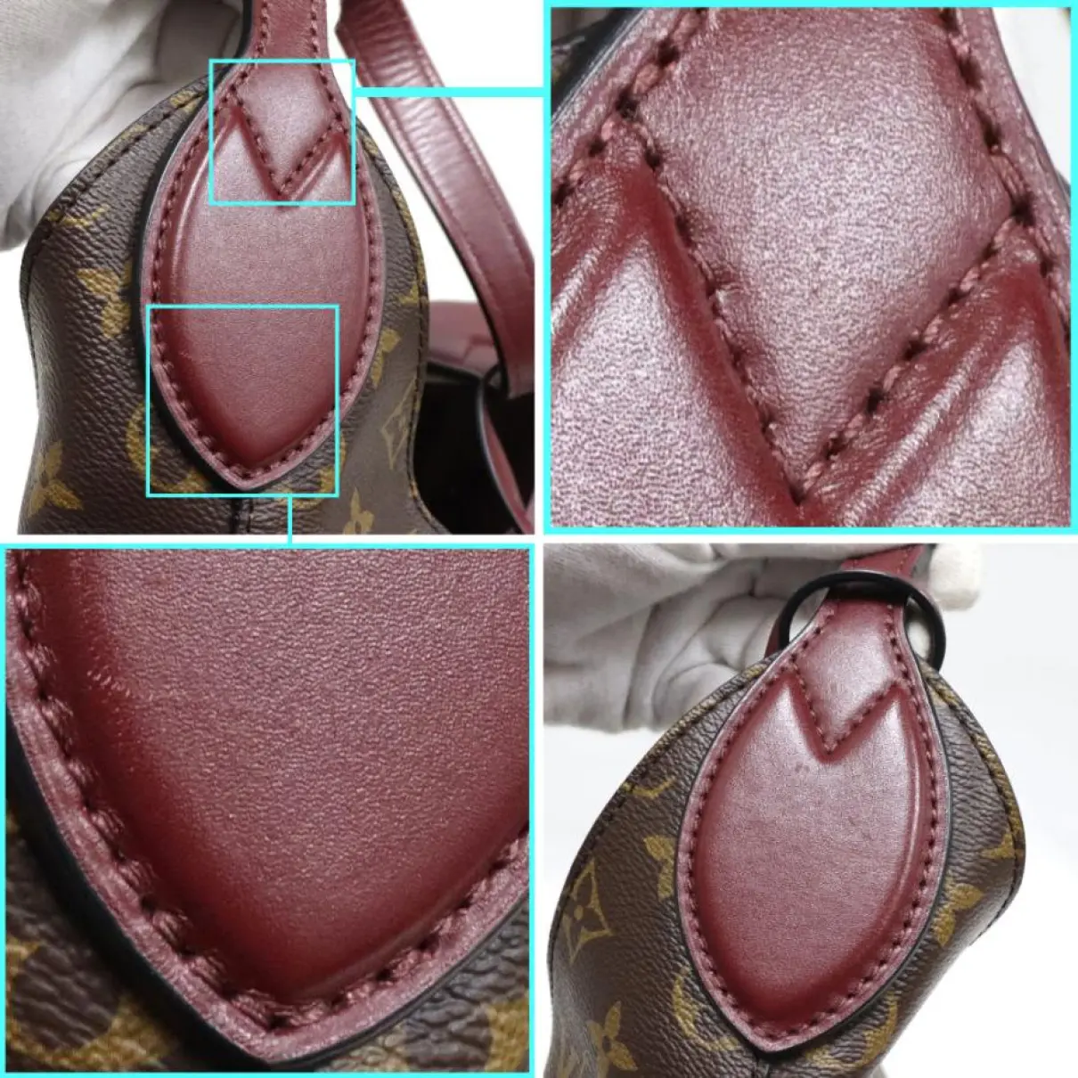 Buy Louis Vuitton Flower Hobo leather handbag online
