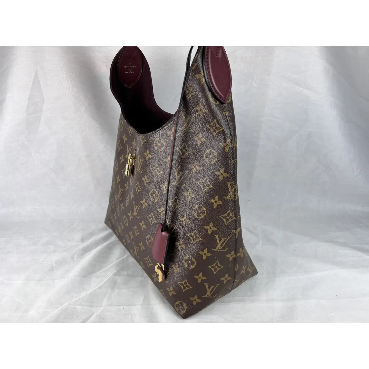 Flower Hobo leather handbag Louis Vuitton