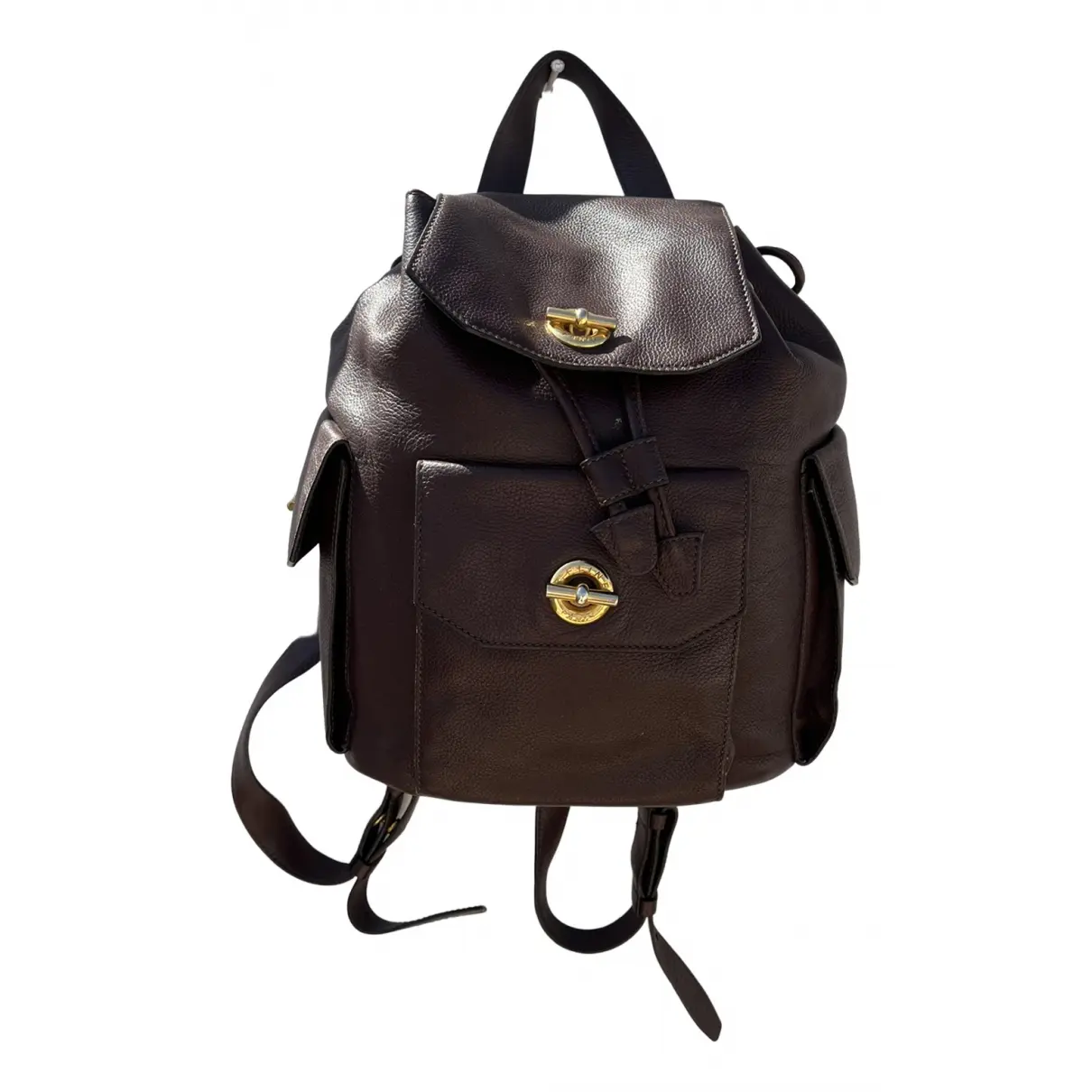 Folco leather backpack