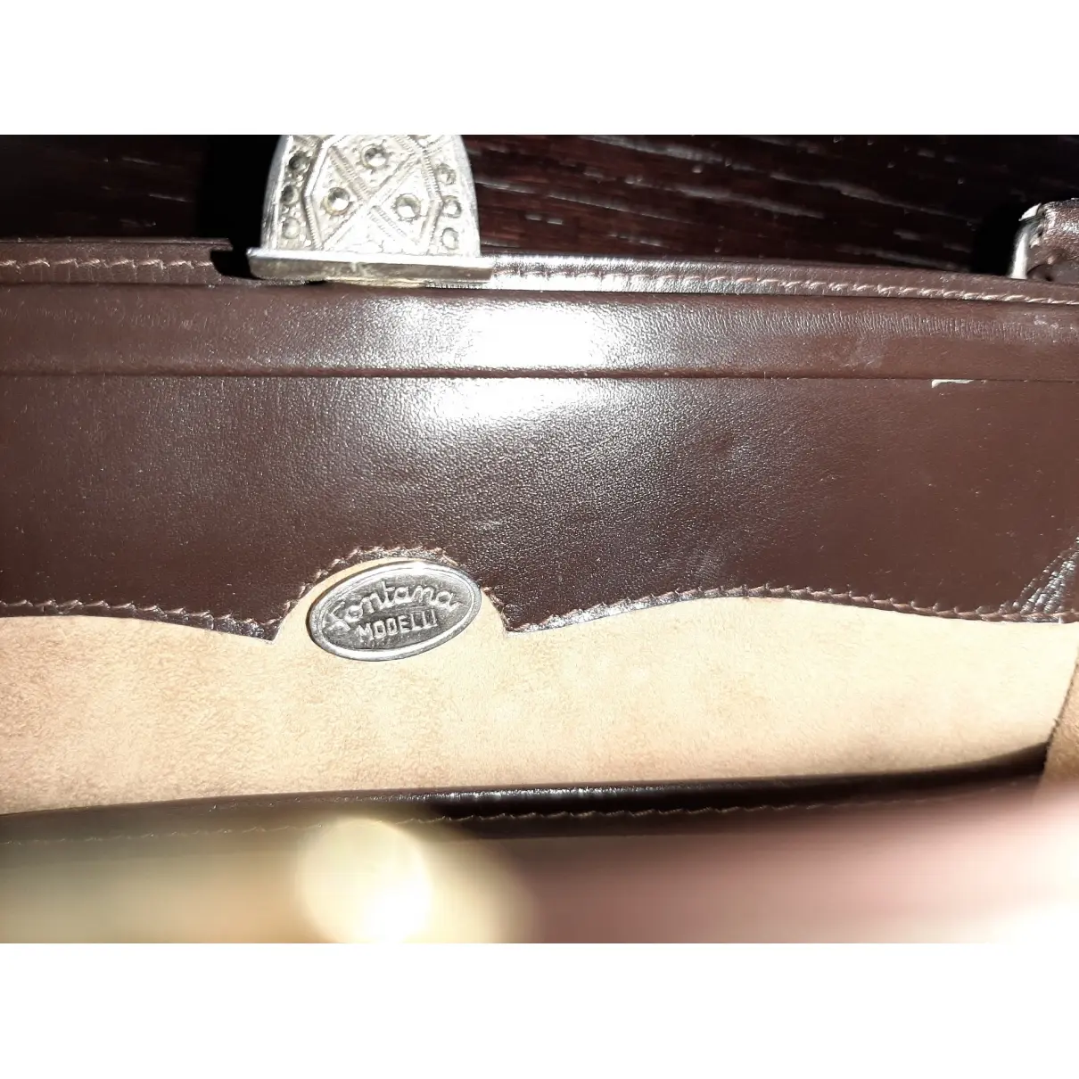 Buy FONTANA Leather handbag online - Vintage