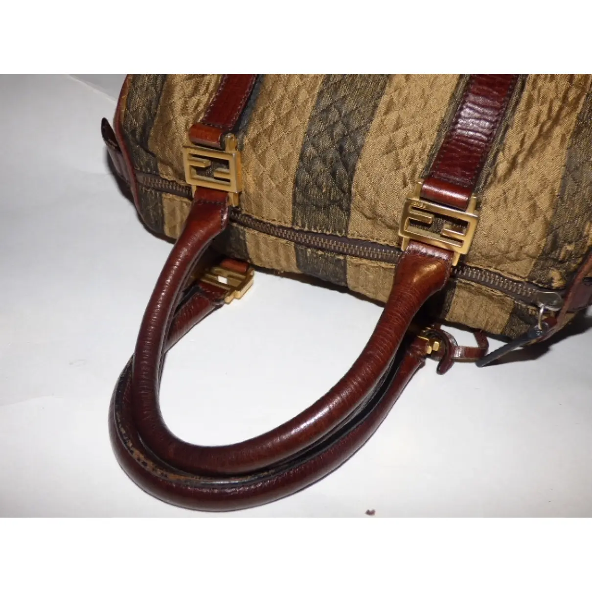 Buy Fendi Forever Bauletto leather handbag online
