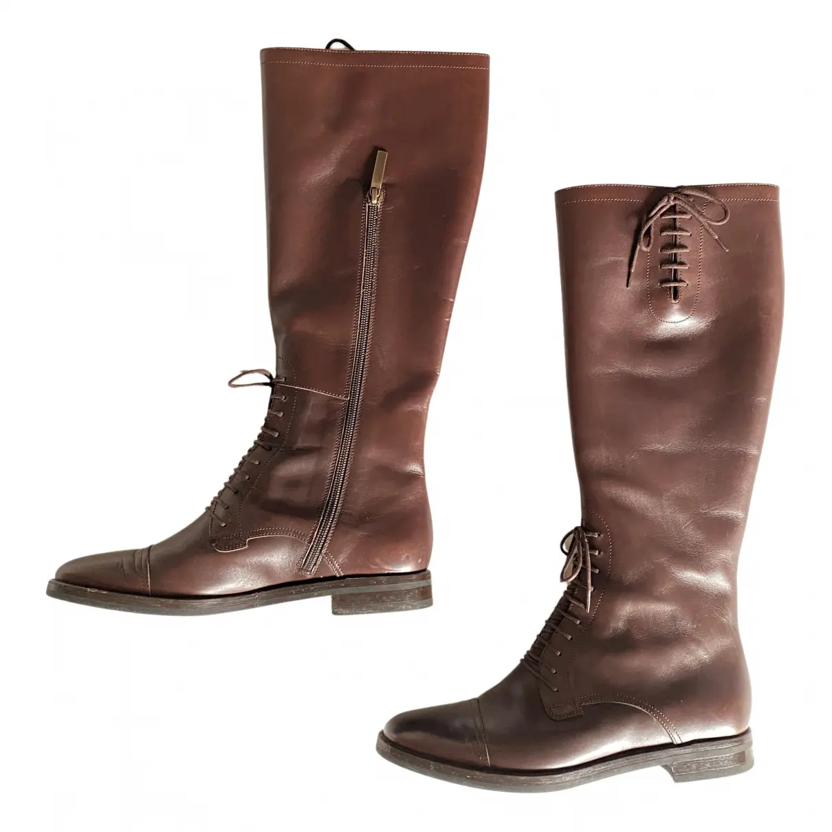 Leather riding boots Fratelli Rossetti