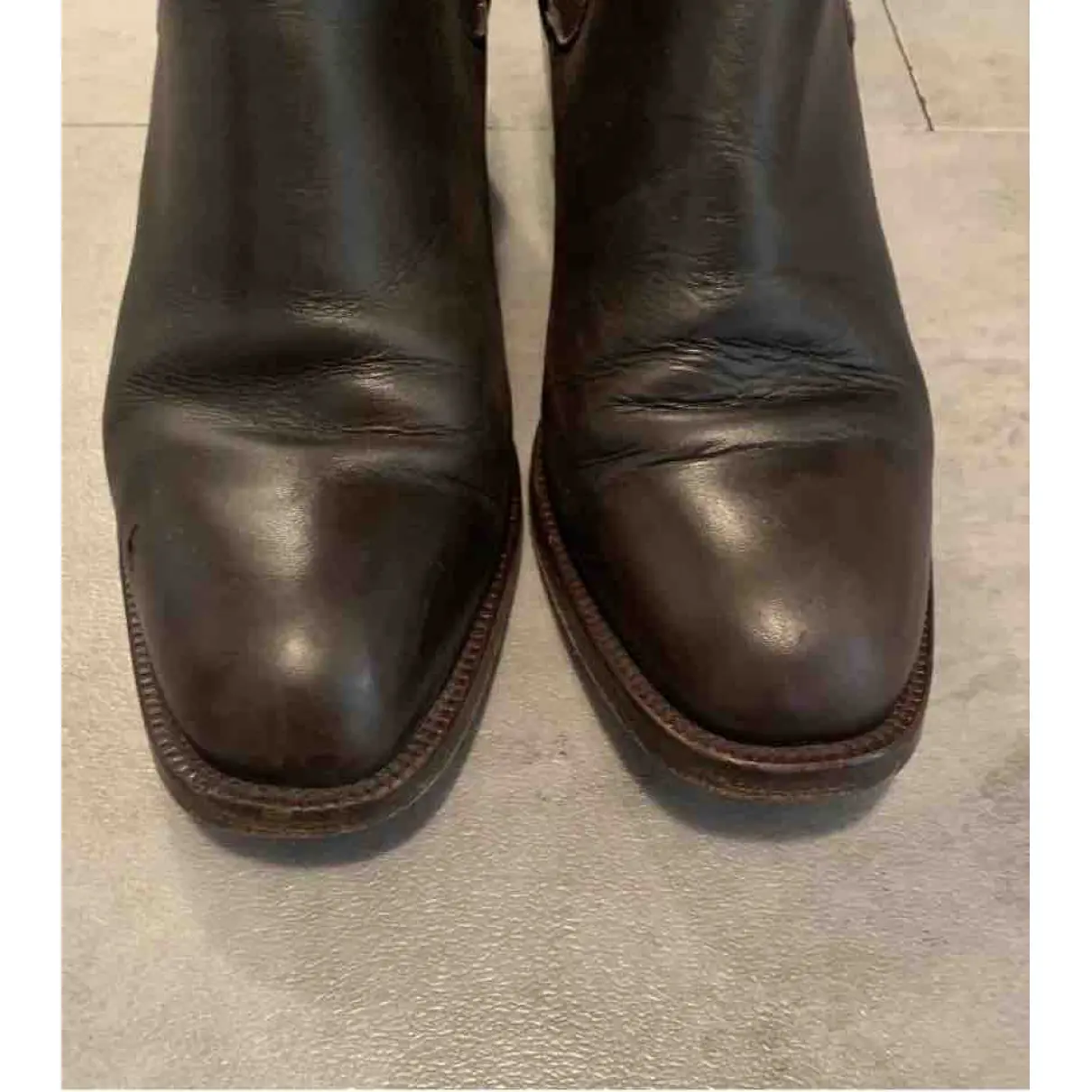 Leather ankle boots Free Lance