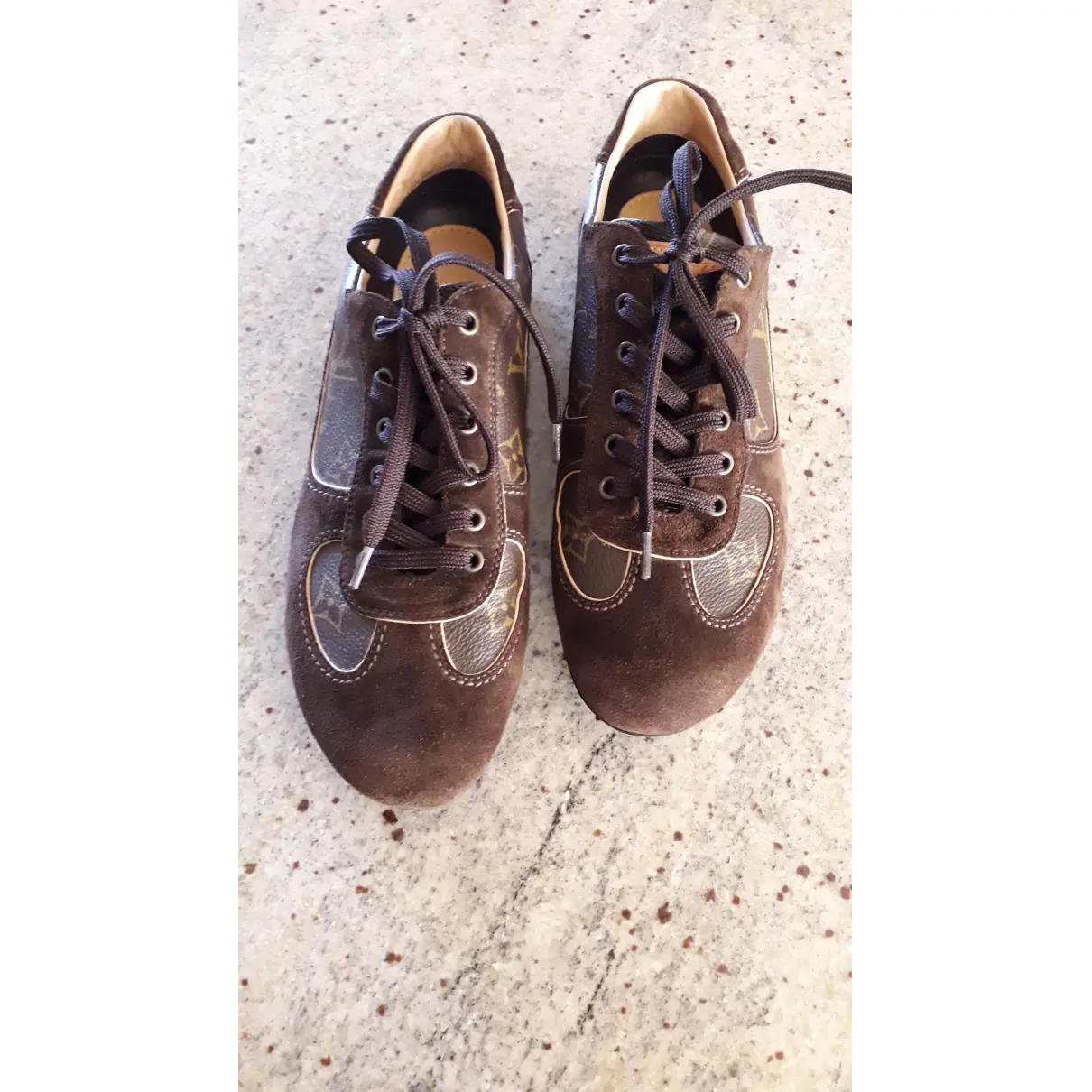 Buy Louis Vuitton FrontRow leather trainers online