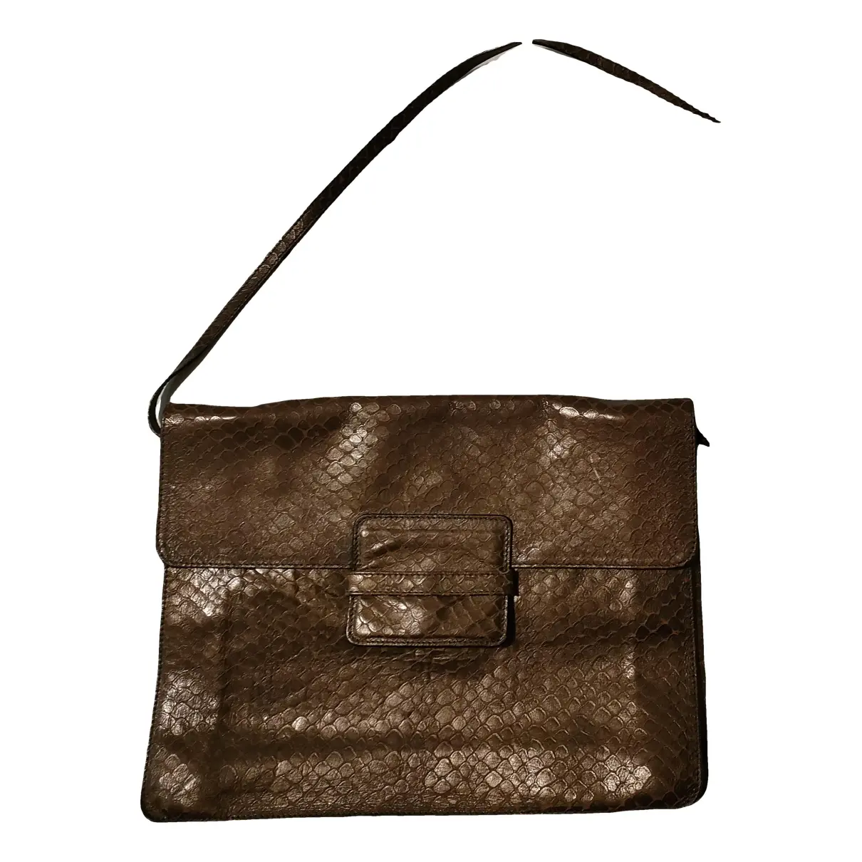Leather clutch bag Furla
