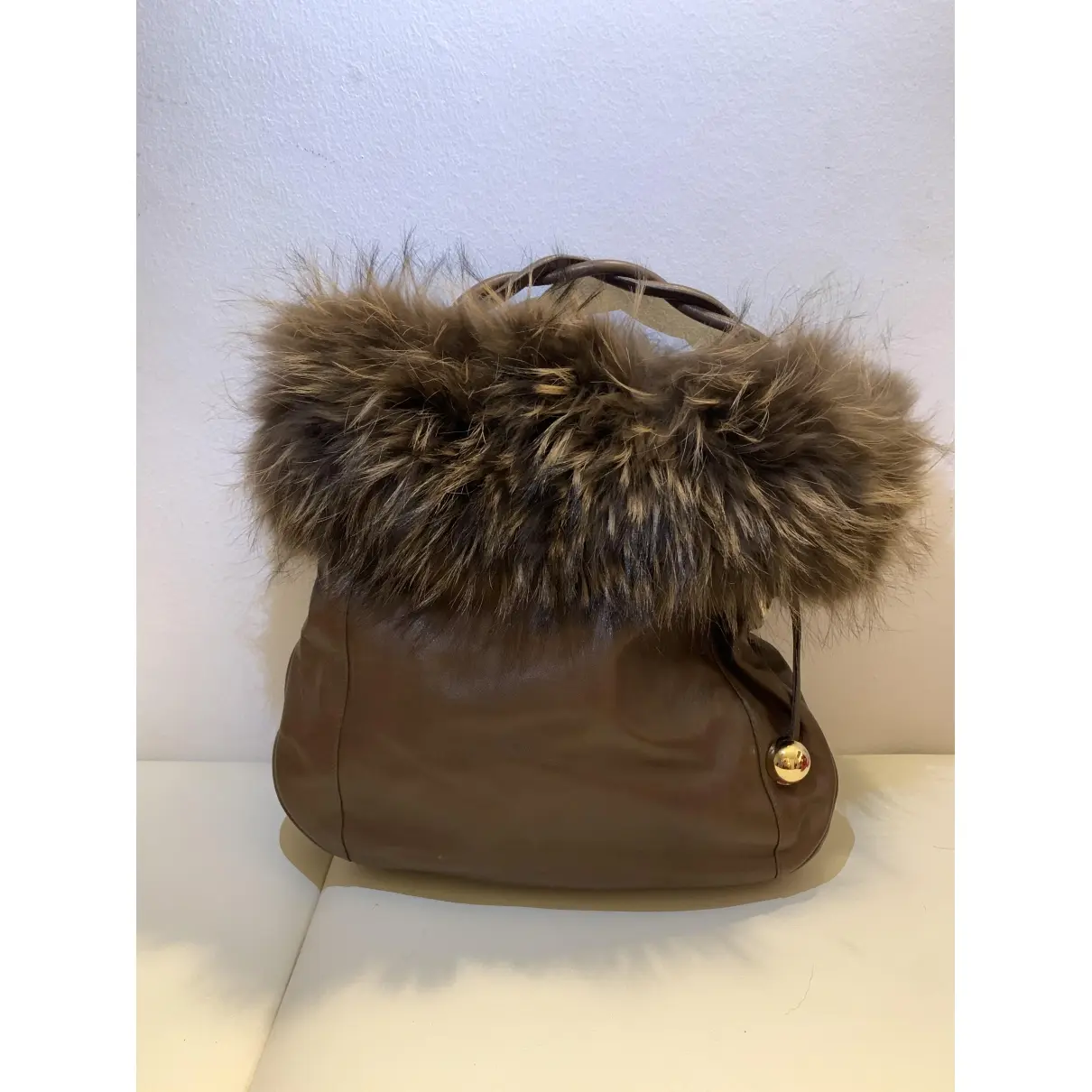 Leather handbag Furla
