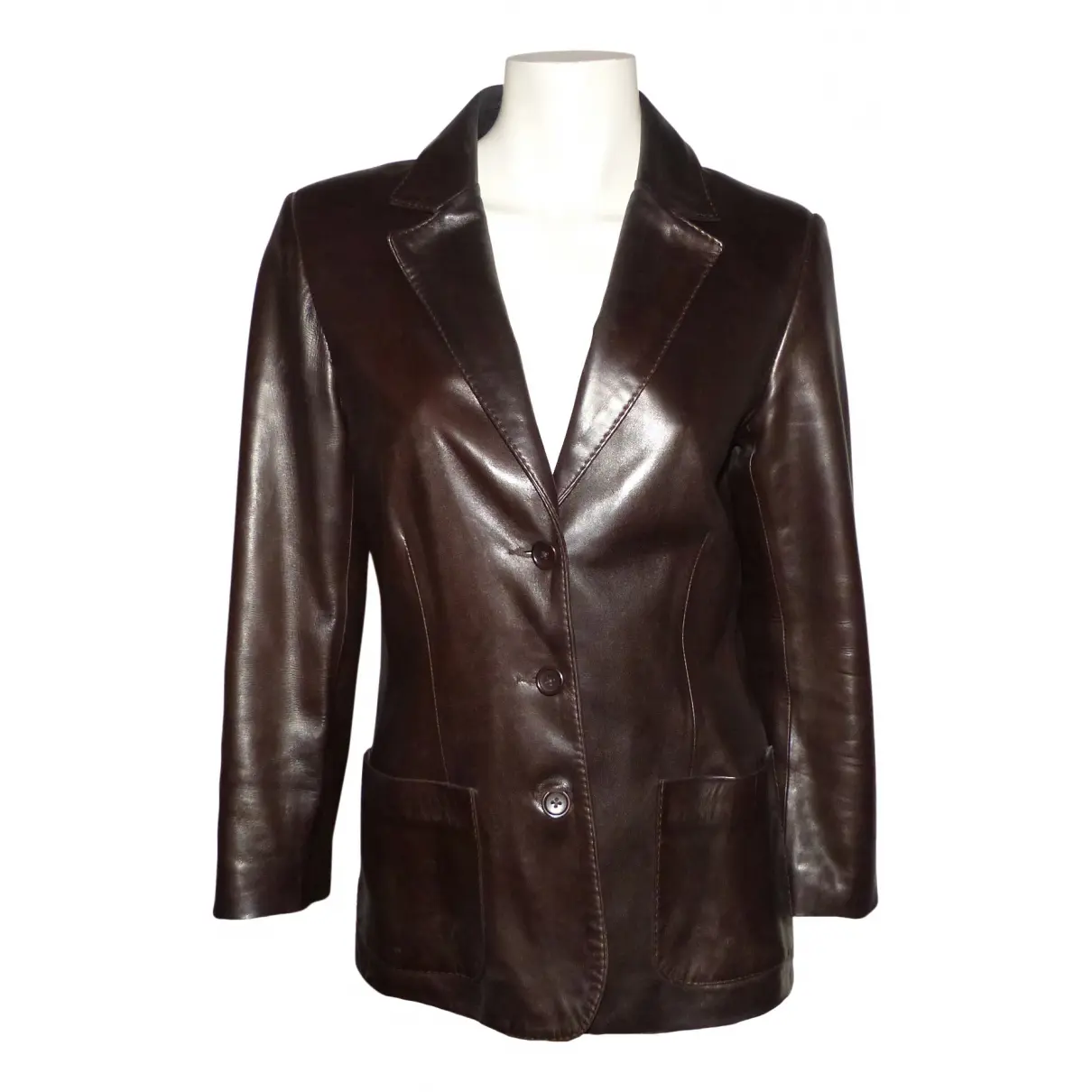 Leather blazer Gerard Darel