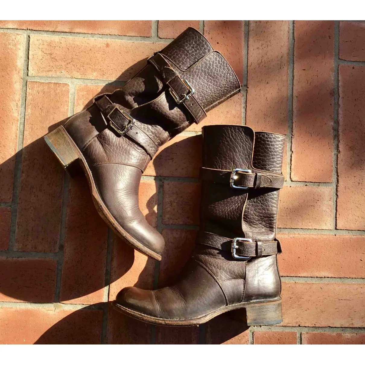 Buy Free Lance Geronimo leather biker boots online