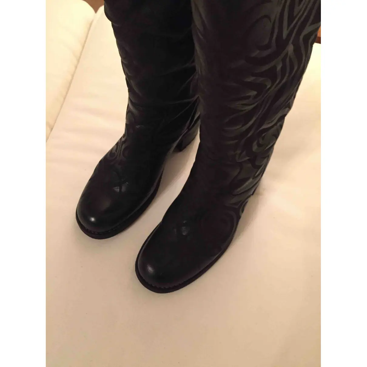Geronimo leather boots Free Lance