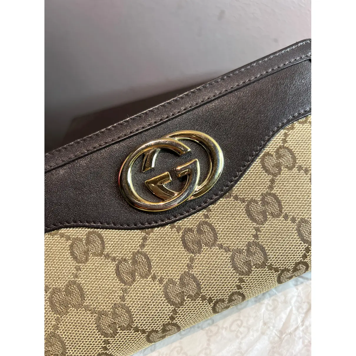 GG Blooms leather wallet Gucci