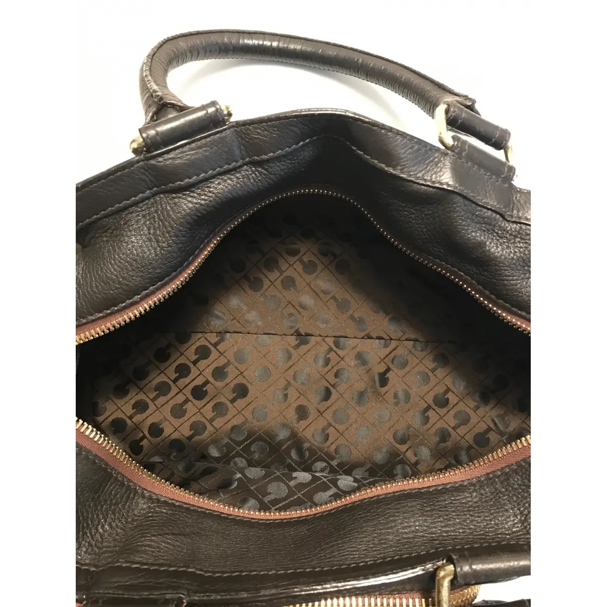 Leather handbag Gherardini