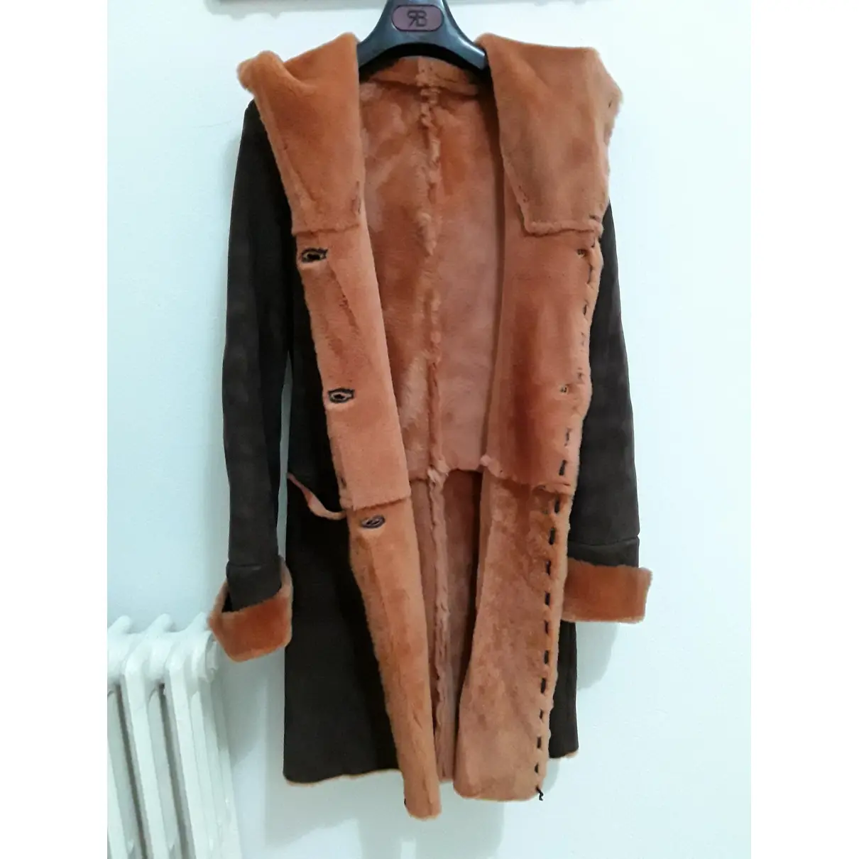 Leather coat Gianfranco Ferré